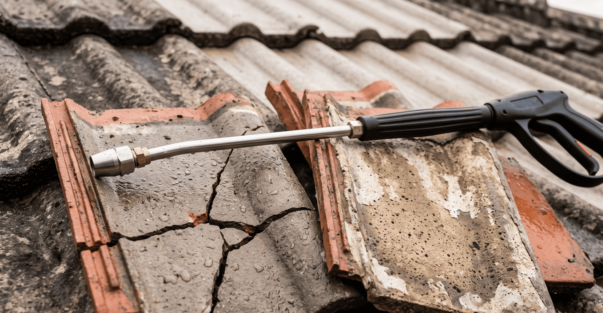 Pressure Washing a Tile Roof Pressure Washing a Tile Roof